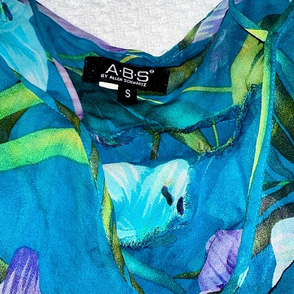 Vintage A.B.S BY ALLEN SCHWARTZ Flutter Top/Camisole, S - Picture 7 of 7